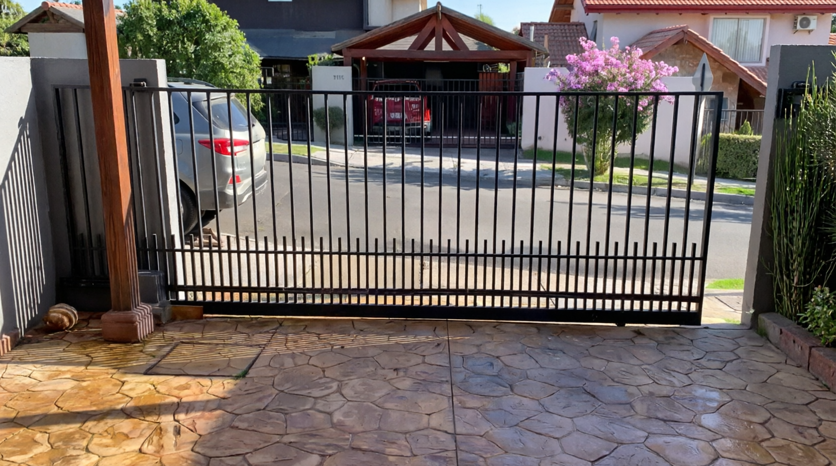 Fabricación de Reja y automatización de Portón, Peñalolen